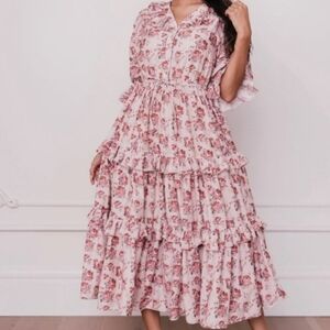 JessaKae Rosalie Dress Mauve 2x